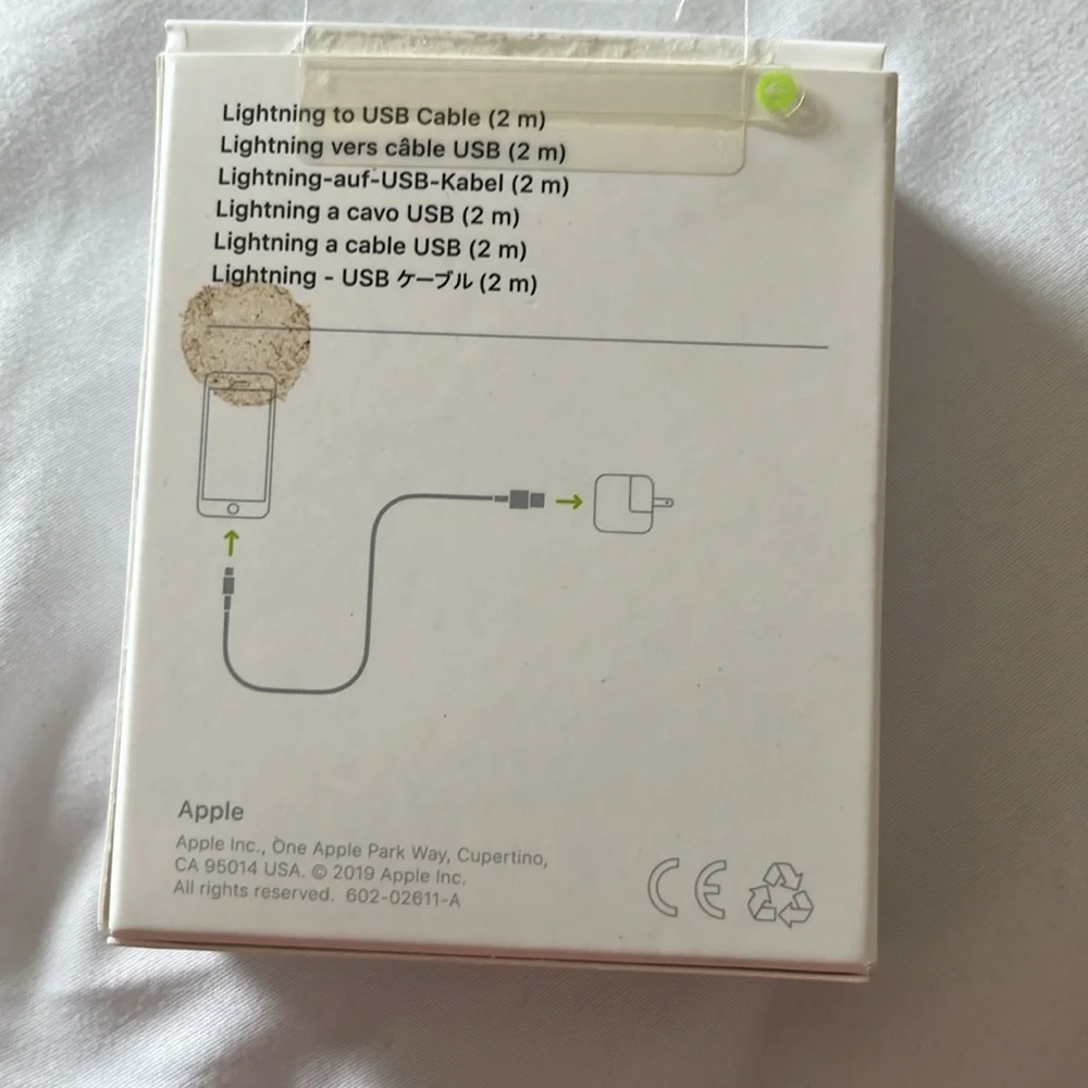 Apple Lightning to USB Cable (2m) - White